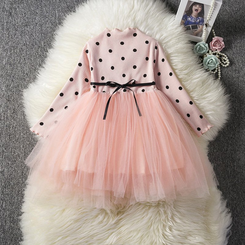 Baby Girls Spring Winter Long Sleeve Tutu Lace Dresses Infantil Newborn 1st Birthday Party Clothes Christening Gown Casual Wear - Image 2