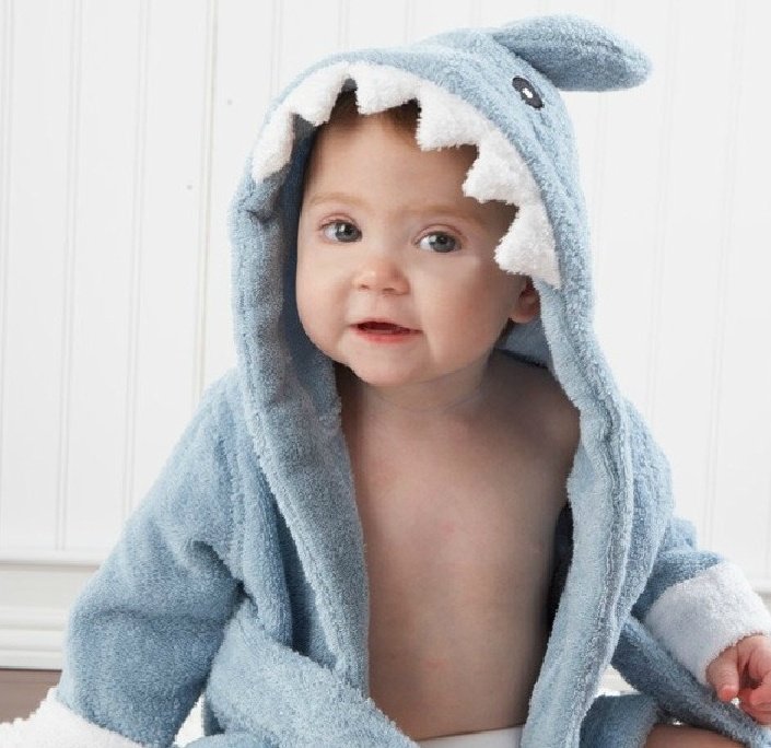 Cartoon Cute Animal Modeling Baby Bath Towels Baby Bathrobes Cotton Children's Bathrobes Baby Hooded - Image 7