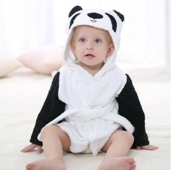 Cartoon Cute Animal Modeling Baby Bath Towels Baby Bathrobes Cotton Children's Bathrobes Baby Hooded - Image 6
