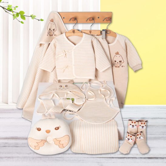 All in one box perfect for gift or essential starter clothes for new parent cotton baby clothes